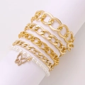Gold - Butterfly Pearl Rhinestone Style
