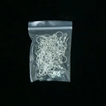 Silver metal fish hook ear wires with spring and bead for DIY jewelry making - Silver Earring Hooks (50pcs/pack)