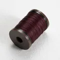Deep burgundy 0.4mm round waxed thread spool for high-quality leather hand sewing - 0.4mm/110m / #15 Dark Red