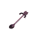 Creative 304 stainless steel cat-shaped dessert spoon in a deep purple finish - Cat / Purple
