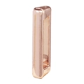 Elegant 10mm rose gold alloy slider bead for bracelets and DIY jewelry crafts - I (Rose Gold)