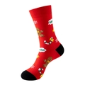 37-44 Size Socks Only / Style 4 (Red Gingerbread Man)