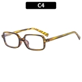 Gafas de luz azul cuadradas retro con montura clásica de carey en color marrón - Tortoise