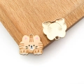 Cute yellow striped cat alloy pendant with gold plating for DIY jewelry crafting - Ginger Cat