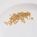 DIY jewelry 14K gold filled crimp beads for handmade bracelet and necklace making - 14K Color Retention Crimp Bead / 1.5mm/100Pcs
