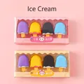 Set de gommes créatives en forme de glace dans une jolie boîte cadeau lapin - Glace / Aléatoire