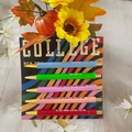 Set of 5 colorful nurse-themed motivational ballpoint pens with gold clips on paper card - College Theme