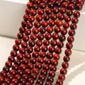 Polished dark red sandalwood round beads for DIY jewelry and prayer bracelets - Blood Sandalwood (Approx 10mm) / Approx 37 Pieces