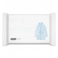 Portable 12-pack down jacket cleaning wipes for rapid stain and oil removal - White 12Pcs Quality Edition