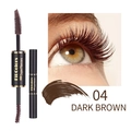 Mascara volumizzante a doppia estremità marrone scuro per ciglia definite e waterproof - N. 04 / Marrone Scuro