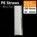 265mm*OD 8mm*ID 6mm (6 PE Straws + 1 Brush)