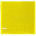 Yellow waffle weave 100% cotton kitchen towel with fine stitched edge detailing - Yellow