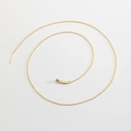 Elegant gold S925 sterling silver necklace featuring a sparkling diamond-set number charm - Universal Necklace