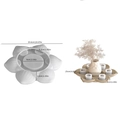 Lotusbloem siliconen mal voor hars diy grote kandelaar basis met bloemblad ontwerp - 6-Gats Lotusmal