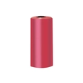 Single roll of red biodegradable pet waste bags on a black core for easy cleanup - Red / Standard Material / 0.8 Silk