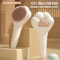 Brosse de toilettage pour animaux en forme de patte de chat avec retrait de poils - Style Patte de Chat (En Boîte) / Blanc