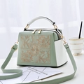 Green and White Patchwork