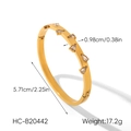 Wassertropfen Zirkonia Offener Stil (HC-B20442)