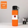Orange 1000ml sports vacuum flask made of 316 stainless steel with matte finish - 1000ml / Orange Yellow
