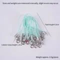 Laccetto per cellulare verde menta con chiusura a moschettone argento 6,5 cm - Cinghie Per Cellulari Color Blu Lago - 1 Dozzina (100 Cinghie)