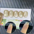 Cold tea cat eye nail polish with N09 polarized light effect in thin and thick coats - N09 Cold Tea 7ml