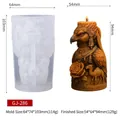 Stampo in silicone aquila e rosa per candele fai da te con dettagliato design a rilievo 3D - GJ-286