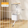 Hangende drinkfles voor huisdieren in wit en oranje, 1400ml inhoud voor kooien - 1400mL Wit & Oranje