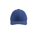 Detail of laser-cut ventilation holes on navy blue quick-dry performance baseball cap - Dark Blue