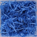 Deep royal blue shredded raffia paper filler for gift boxes and festive packaging - Royal Blue