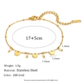 Eleganter 18K vergoldeter Edelstahl Armband mit Schmetterlingsanhänger und Perlen - Schmetterling Design (Gold-4)