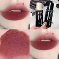 Cappuvini matte lip glaze set with velvet texture and bean paste color swatches - 830# Light Sand