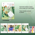 Encounter Youth watercolor painting kit with 4 coloring pages, paint palette and brush - Encounter Youth