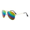 Gold Frame Multicolor Mirror