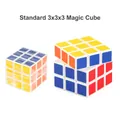 Classic 5.7cm 3x3x3 smooth speed cube puzzle toy with standard colorful plastic panels - P168-4 Conventional Style (OPP Bag)