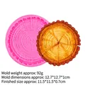 Pink silicone mushroom and wood grain cake mold with detailed tree stump texture - 1# Pink - Annual Ring Tree Stump