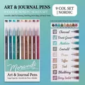 Morandi Nordic palette 9-color set of large capacity gel pens for smooth drawing - Nordic Style 9-Color Set
