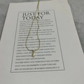 Minimalist 14K gold plated necklace with a polished capital letter L pendant charm - Letter-L