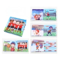 Libro educativo de tela para bebés con temática deportiva de fútbol y baloncesto - Fútbol/Deportes