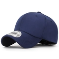 Casquette de baseball en mesh bleu marine respirant avec tissu extensible de 58 cm - Taille Unique(57-58cm) / Bleu marine