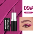 Professional smooth gel eyeliner pen in 09 Rose shade with matte purple finish - Rose Purple