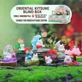 Luminous fox fairy blind box figurine with translucent Nine-Tailed fox design details - -293 Chinese Style Nine-tailed Fox With Lamp Cover 6 / Random 1pc