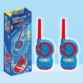 Blue and red walkie talkies for kids in packaging, interactive educational toy set - Color Box / Blue