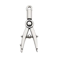 Antique silver drafting compass charm pendant for DIY bracelets and necklaces jewelry - Drawing Compass