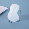Translucent silicone mold for female torso candles with 7.5cm height dimensions - Jade Rabbit 005 (Female Torso)