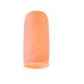 Elastic orange silicone leak-proof sleeve for travel bottles with anti-slip texture - 4th Gen (Woven Non-slip) / Orange