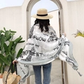 Ethnic style beach scarf with African animal prints and elegant grey tassels - Zoo Animals