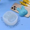 Detail of bunny silicone mold for car aroma with product dimensions 9x8x3.5cm - Full Body Rabbit Style(7)