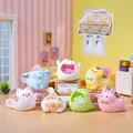 Cartoon animal resin figurine set with natural healing crystals for desktop decor - M375 Adorable Pet Crystal Set 6 / Random One