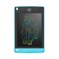 Blue 8.5 inch LCD writing tablet for kids featuring a colorful gorilla drawing and pen - Blue / 6.5 Inch