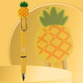 Inkless eternal pencil with yellow pineapple design and ergonomic grip for students - Small Rod HB / Pineapple